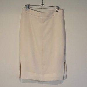 J.Crew cream pencil skirt